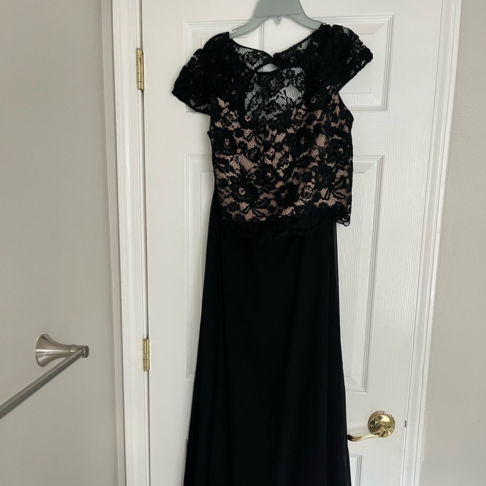 Black Co-ord Maxi Dress